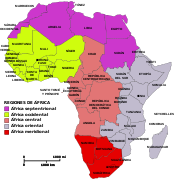 Regiones de África según la ONU