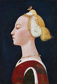 Paolo Uccello, Portrait of a Lady, c. 1450, Florence