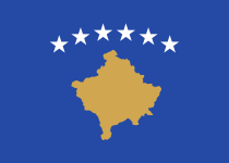 Bandera de Kosovo.