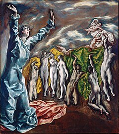 El Greco, Opening of the Fifth Seal, 1608–1614