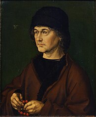 Porträt Albrecht Dürers des Älteren, (1490), Galleria degli Uffizi, Florenz