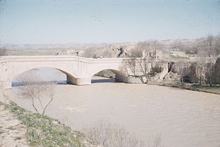 A bridge across the Marghab in 1962