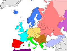 Grupos regionales según The World Factbook