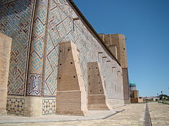 Nan Muhammad lam kheuet Kufi bak Mausoleum Khoja Ahmed Yasavi, Kazakhstan