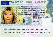 A Schengen visa (German version)