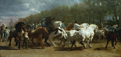 Rosa Bonheur, The Horse Fair, 1853–1855