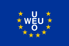 Bandera de la Unión Europea Occidental.
