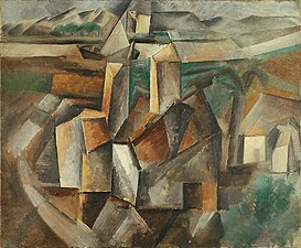Pablo Picasso, The Oil Mill (Moulin à huile), 1909