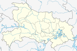 2015年中国大陆在湖北的位置