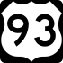 93號美國國道 marker