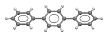 Ball-and-stick model of para-terphenyl