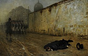 《处决内伊元帅》，1868年