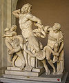 《拉奥孔與兒子們》，公元前42年至前20年，現藏於梵蒂岡博物館