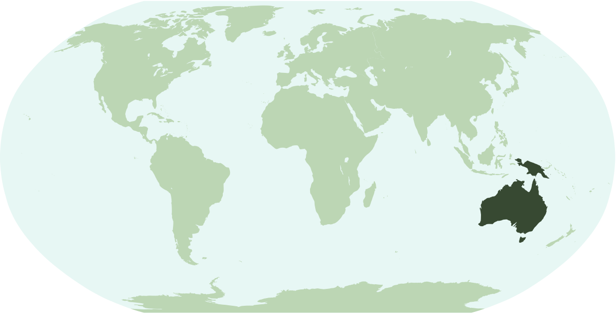 Asia is larger than australia