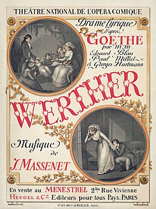 Werther poster, by Eugène Grasset (restored by Adam Cuerden)