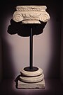 Ionic pillar, cella of the Temple of the Oxus, Takht-i Sangin, late 4th - early 3rd century BCE.[45]