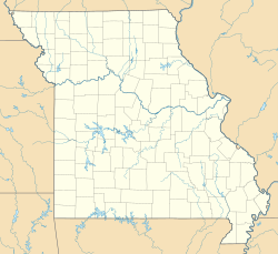 奧爾德邁恩斯在密蘇里州的位置
