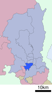 南区 (京都市)位置図
