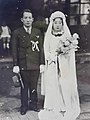 黃清木與吳彩雲結婚照，攝於1939年。
