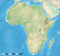 科莫埃國家公園在非洲的位置