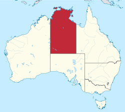 北領地在澳大利亞的位置 其他澳大利亞州份與領地
