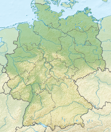 霍恩林登戰役在德國的位置