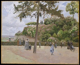Le Jardin public à Pontoise, 1874 Metropolitan Museum, New York