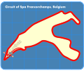 Older SVG showing only the outline of the track