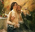 路易斯·科林斯《自畫像（和其妻夏綠蒂與一隻高腳杯）》，1902年，私人收藏