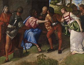 Le Christ et la femme adultère, Titien