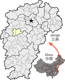 新余市在江西省的地理位置