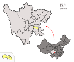 四川省自贡市的地理位置