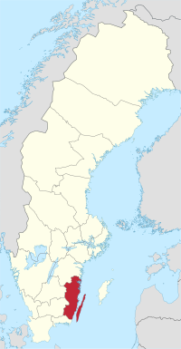 卡尔马省在瑞典的位置