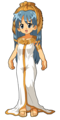 維基娘穿著古代埃及女王風格的裝扮。