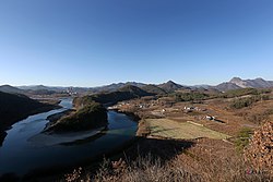 韓半島面風景
