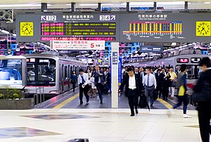 Tōkyū Tōyoko Line platforms