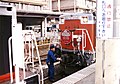 伯備線迂回後米子駅で補機を解放。出雲市駅まで「出雲1号」を牽引するDD51 1104号機（1995年5月4日 米子駅）