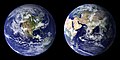 Two views of the ocean from space (from Marine habitat)