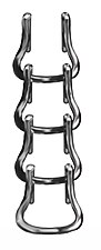 Ladder link chain