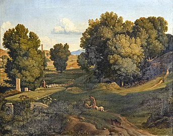 La Vallée de la nymphe Egérie 1840 - Alexandre Desgoffe