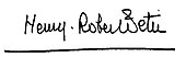 signature de Henri-Robert Petit