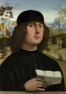 Bartolomeo Bianchini, Francesco Raibolini, now in the National Gallery