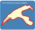 Older SVG showing only the outline of the track