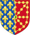 Armoiries des rois de France et de Navarre que Philippe V porte après son avènement au trône.