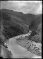Section of Taieri River and adjacent railway line circa 1926