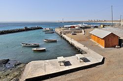 The Port of Palmeira, one of three of the island's ports