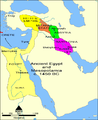 Near East in 1450 BC.