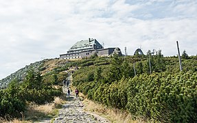 Mountain hut on Szrenica