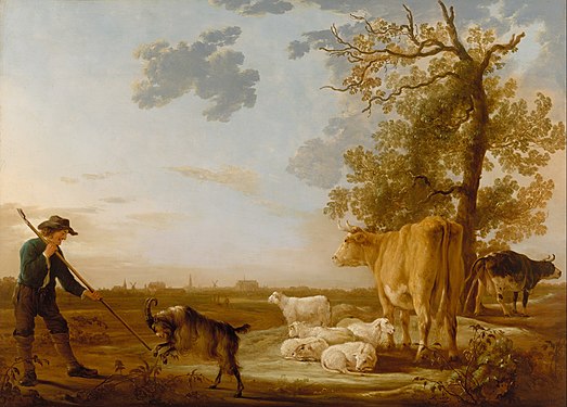 《风景与牛》 (约1639–1649年) 藏于維多利亞國立美術館