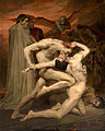 威廉·阿道夫·布格羅《但丁與維吉爾在地獄》，1850年，現藏於奧賽美術館